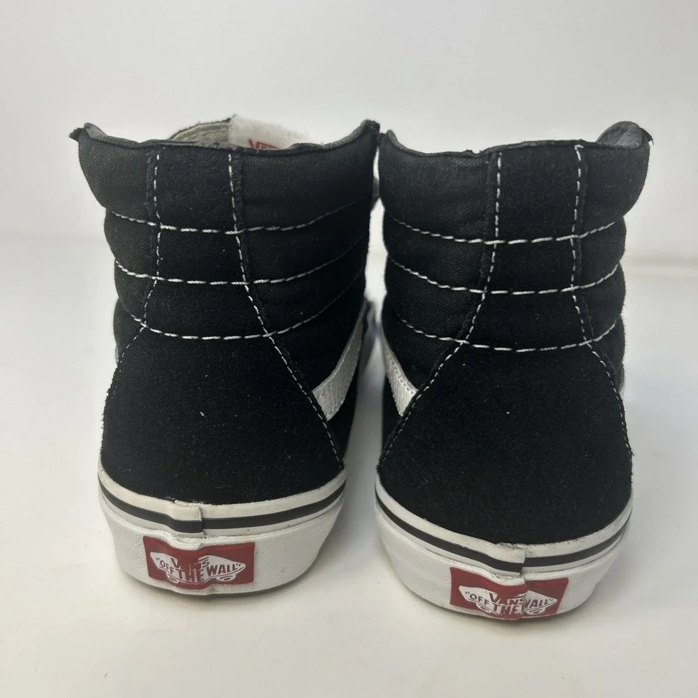 Vans Sk8-Hi Black/White High-Top Sneakers - Men's 4.5 /‎ Women's 6